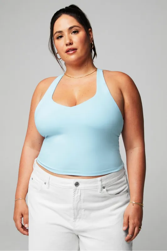 Anywhere Cropped Built-In Bra Tank sold by Fabletics