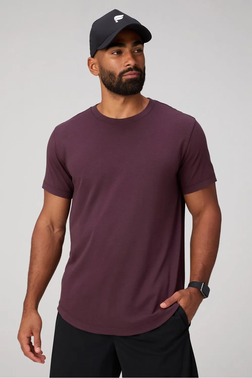 The 24-7 Tee (Curved Hem) sold by Fabletics