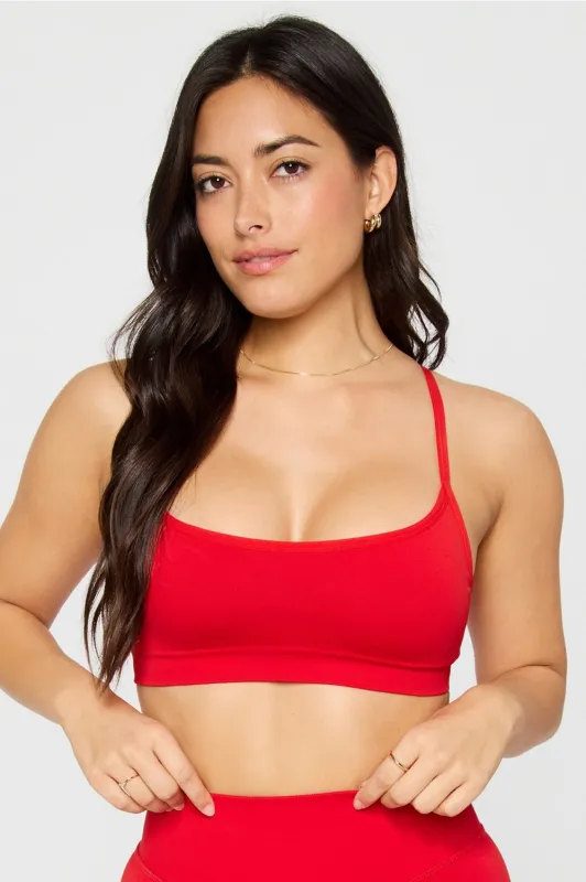 Sleek Seamless Strappy Low Impact Bra sold by Fabletics