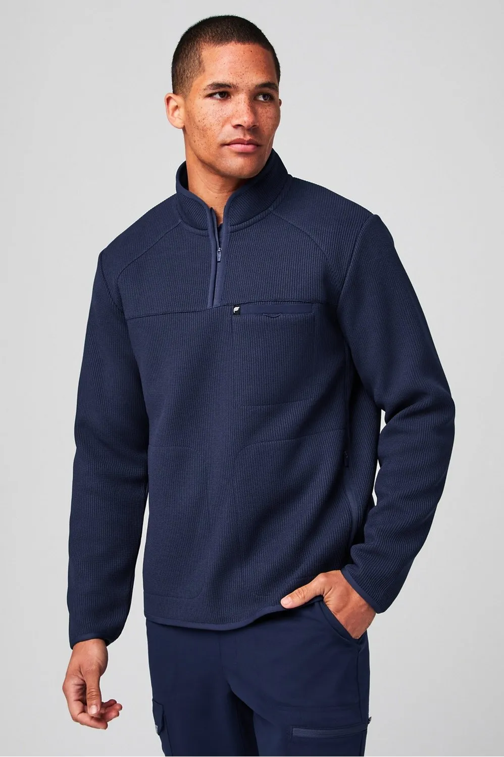 Ace Quarter Zip Scrub Jacket sold by Fabletics