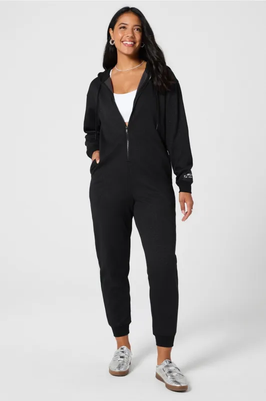 Cozy Fleece Hooded Onesie sold by Fabletics