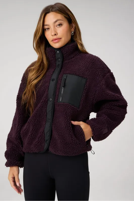 Tahoe Teddy Jacket sold by Fabletics