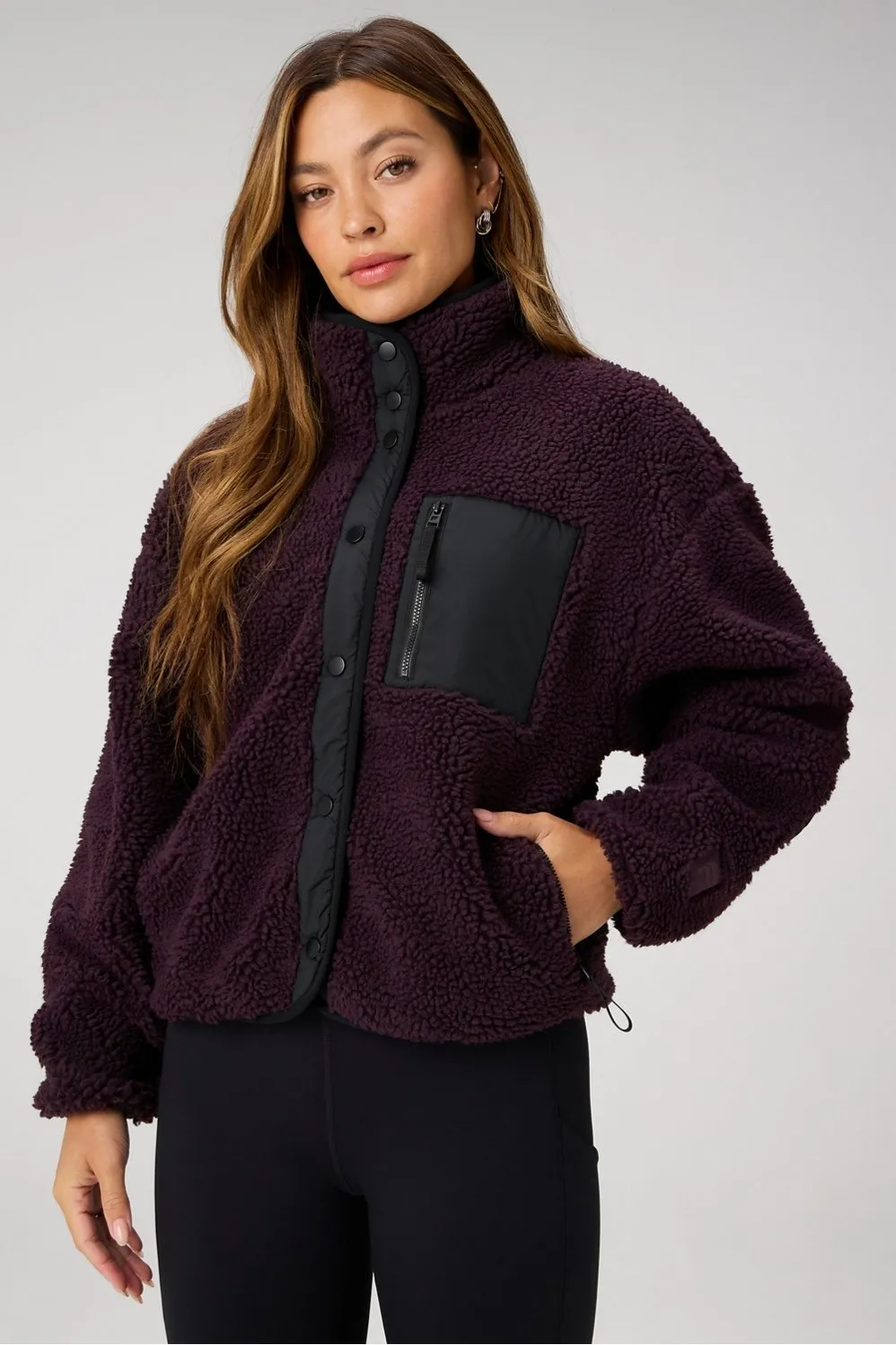 Tahoe Teddy Jacket sold by Fabletics