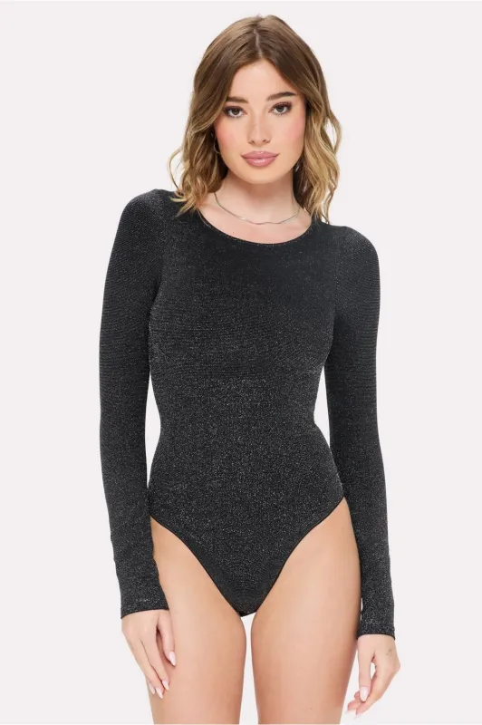 Nearly Naked Luxe Shapewear Long Sleeve Bodysuit sold by Fabletics
