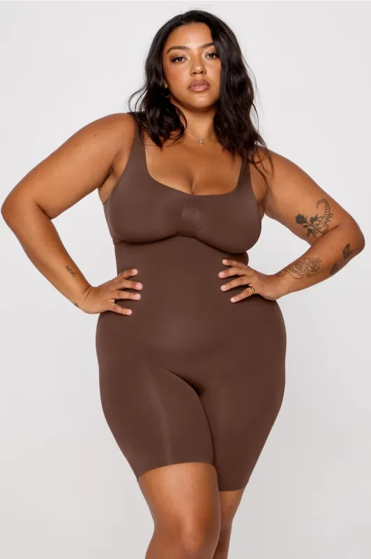 Nearly Naked Shapewear Mid Thigh Bodysuit sold by Fabletics