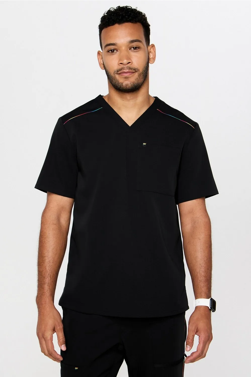 Helix 1-Pocket Scrub Top sold by Fabletics
