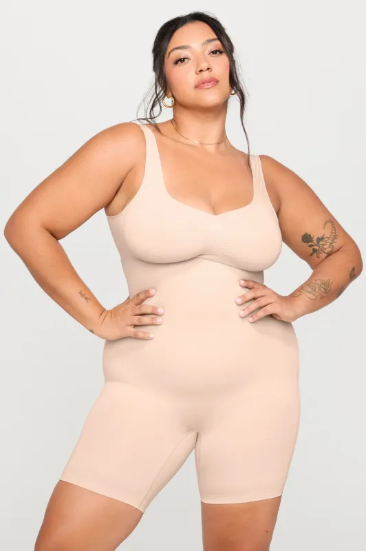 Nearly Naked Shapewear Mid Thigh Bodysuit sold by Fabletics
