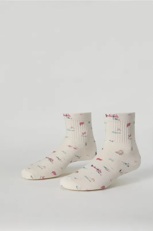 The Everyday Quarter Crew Sock sold by Fabletics