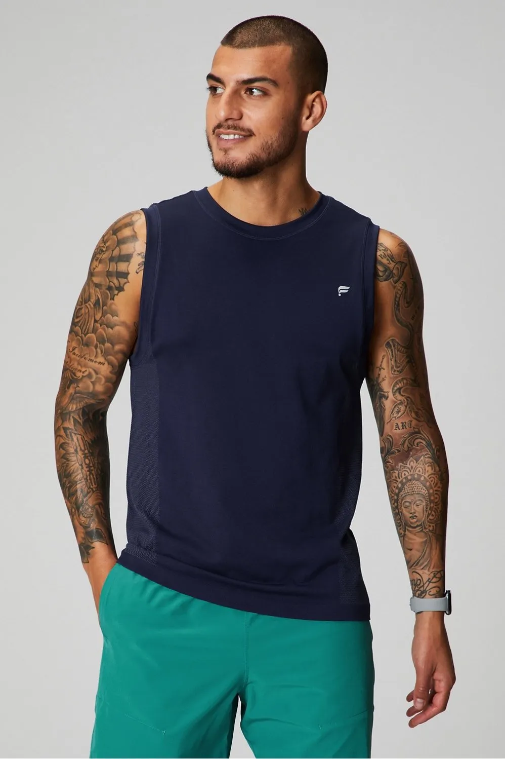 The Training Day Muscle Tank sold by Fabletics