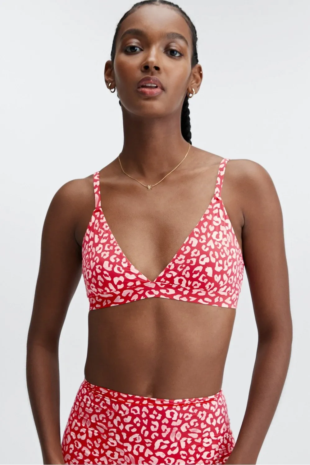 Fine Touch Triangle Bralette sold by Fabletics