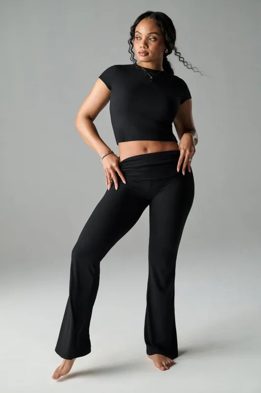 Soft Rib Foldover Pant sold by Fabletics