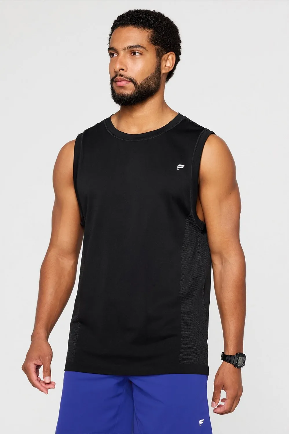 The Training Day Muscle Tank sold by Fabletics