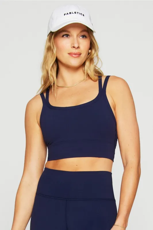 Principal Longline Medium Impact Sports Bra sold by Fabletics