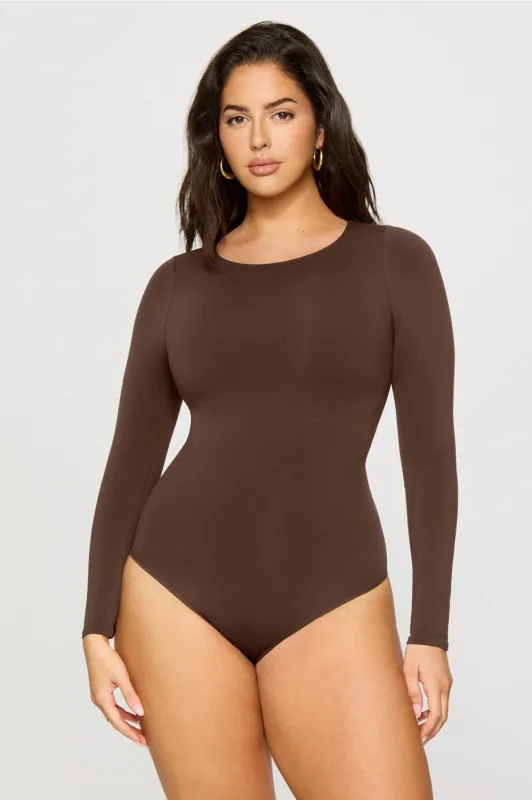 Nearly Naked Shapewear Long Sleeve Bodysuit sold by Fabletics