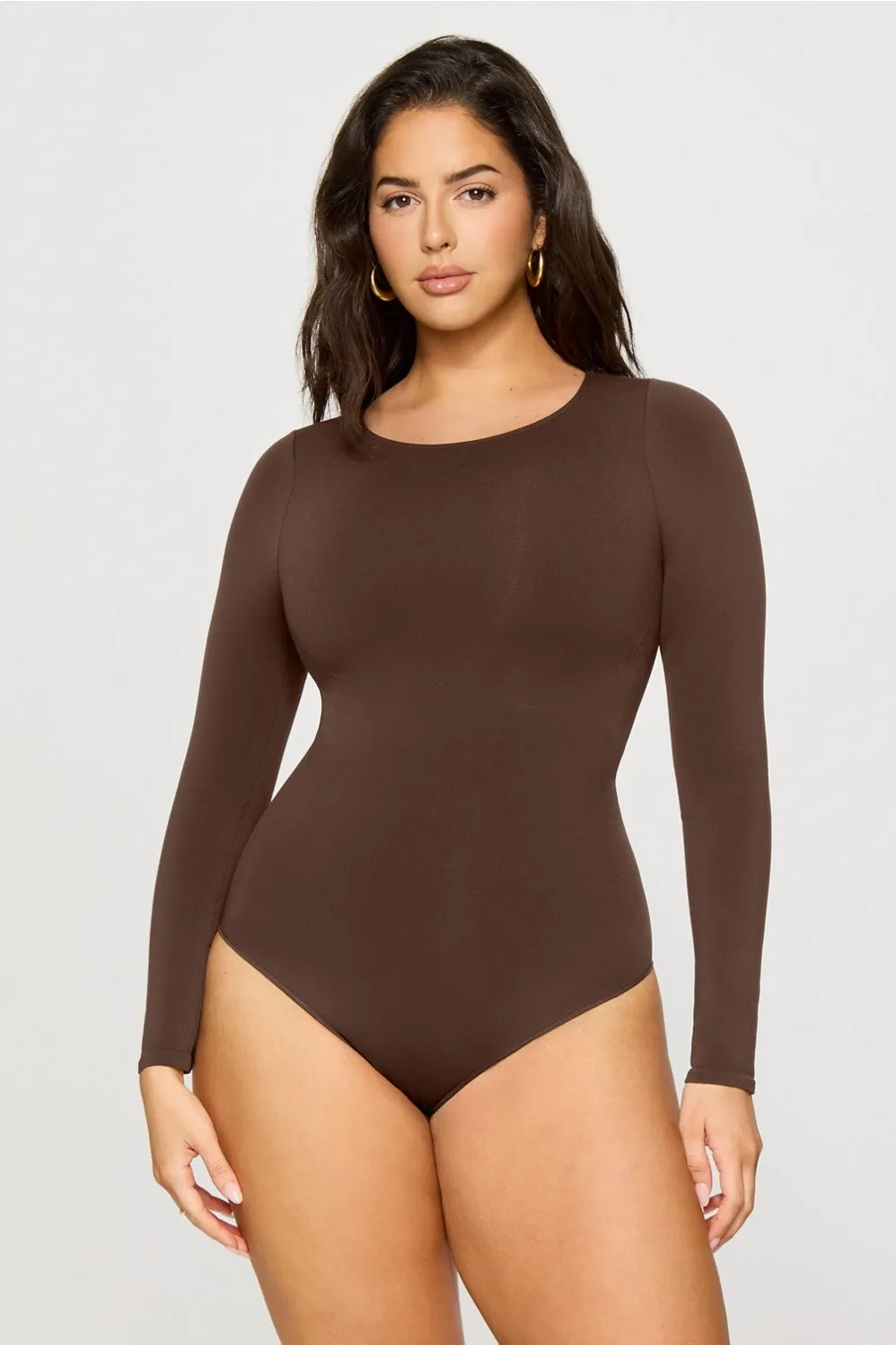 Nearly Naked Shapewear Long Sleeve Bodysuit sold by Fabletics