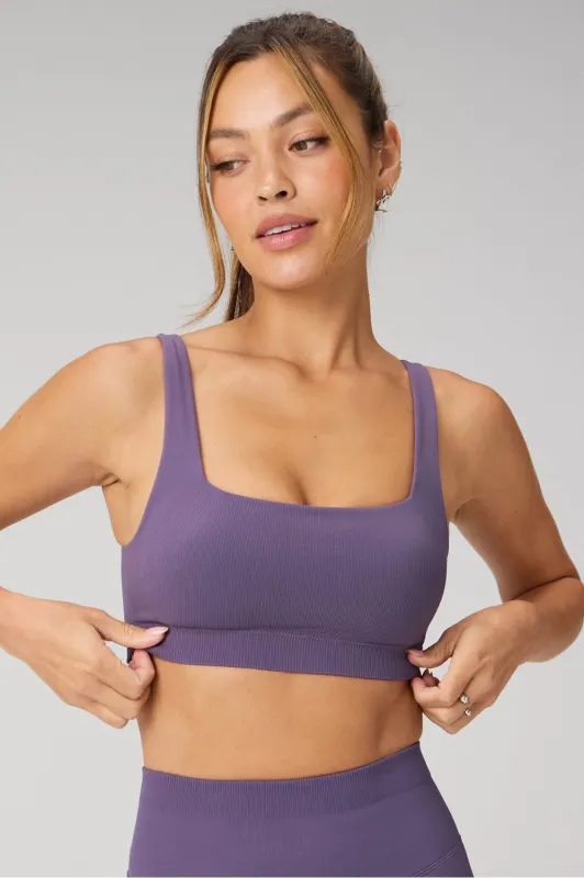 Sleek Seamless Square Neck Low Impact Bra sold by Fabletics