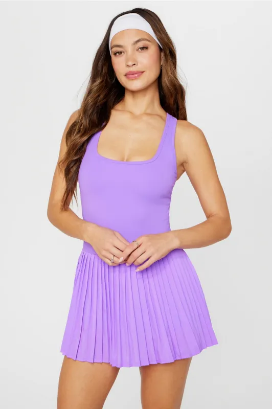 Hot Shot Pleated Dress Ultra Mini sold by Fabletics