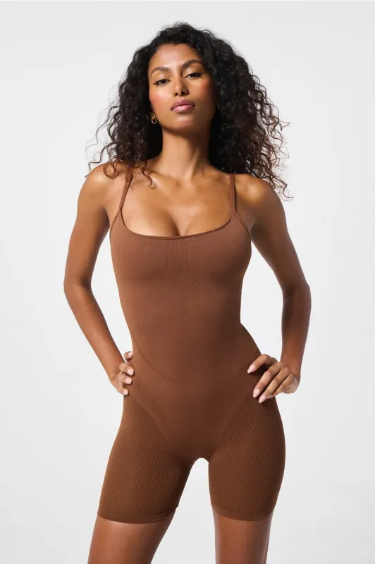 Luxe360 SculptKnit® Short Jumpsuit 4" sold by Fabletics