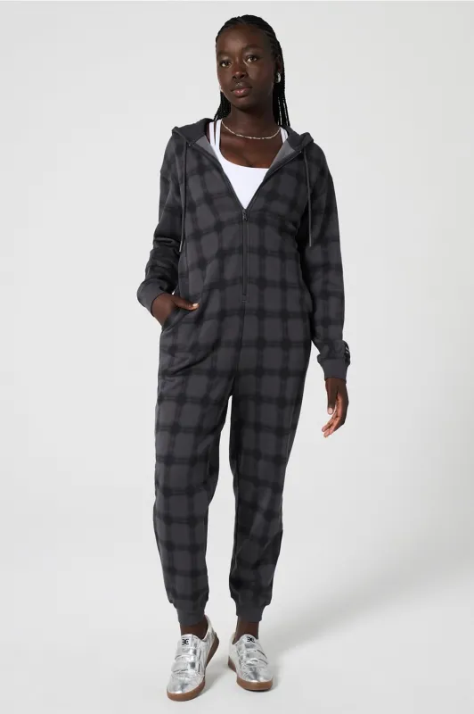 Cozy Fleece Hooded Onesie sold by Fabletics
