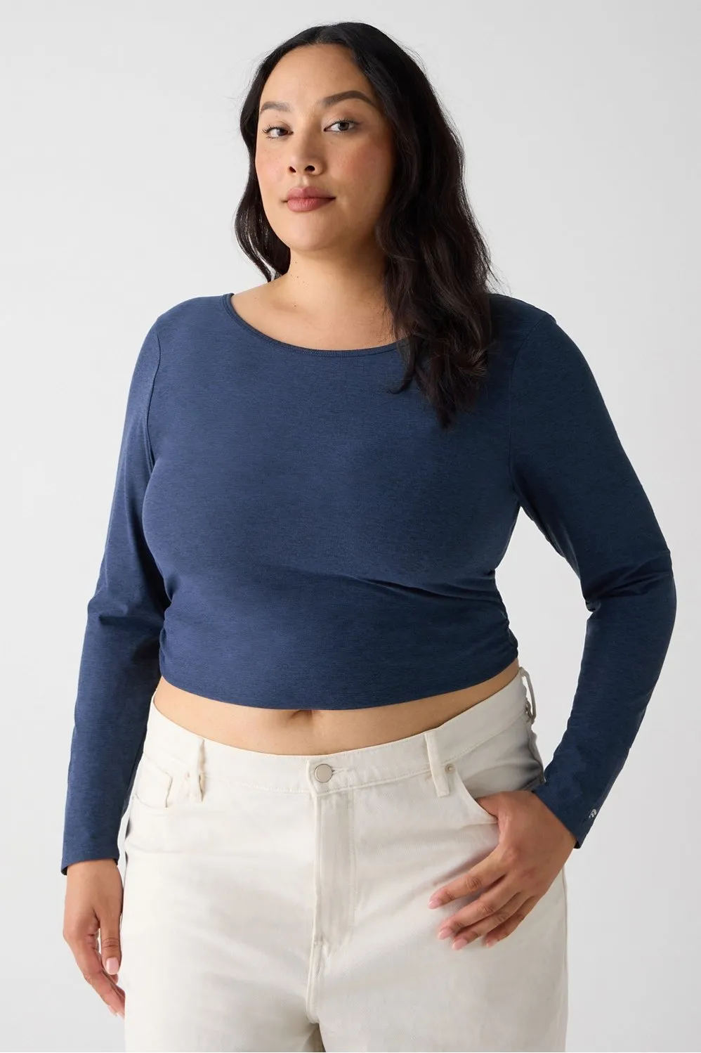 Whisper Crossover Long-Sleeve Top sold by Fabletics