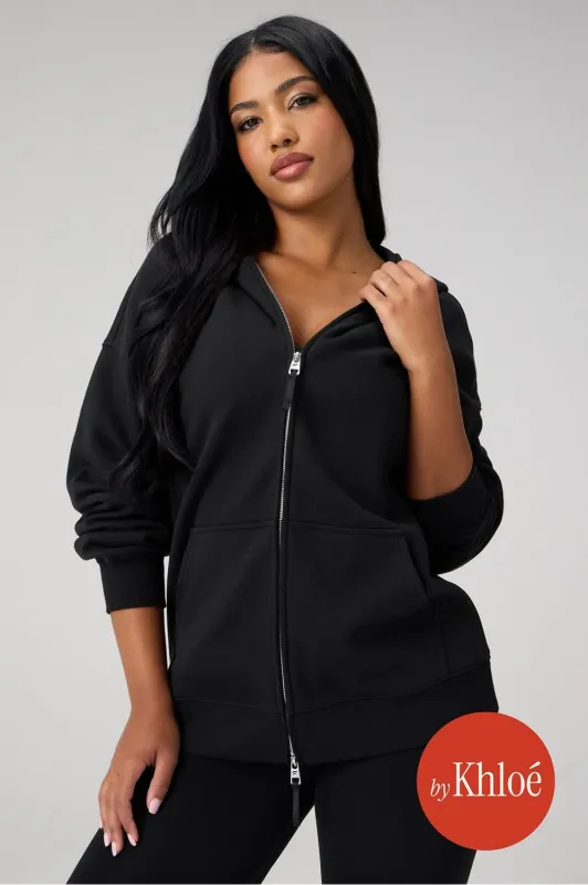 Cozy Fleece Oversized Zip Up Hoodie sold by Fabletics