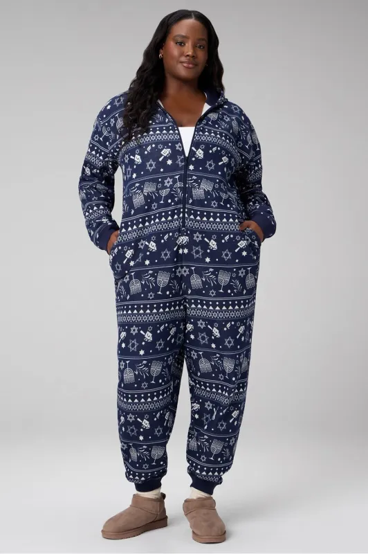 Cozy Fleece Hooded Onesie sold by Fabletics