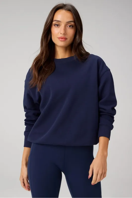 Cozy Fleece Crew Neck Sweatshirt sold by Fabletics