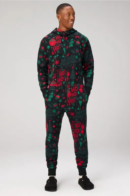 The Go-To Fleece Hooded Onesie sold by Fabletics