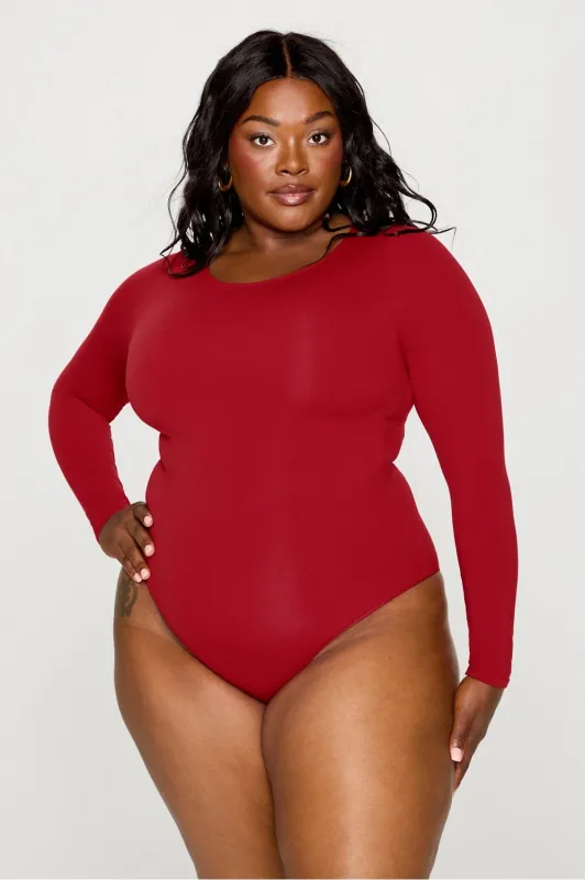 Nearly Naked Shapewear Long Sleeve Bodysuit sold by Fabletics