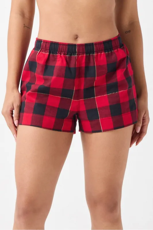 Dream Flannel Boxer Short sold by Fabletics