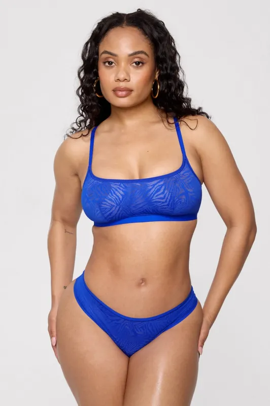 Hot Mesh Scoop Bralette sold by Fabletics