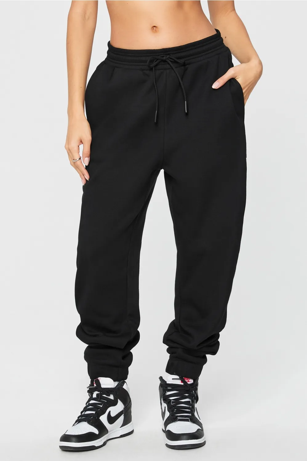 Cozy Fleece Mesh-Paneled Jogger sold by Fabletics