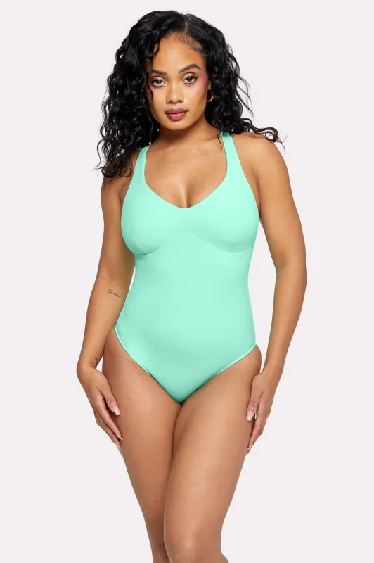 Shaping Swim Demi One Piece sold by Fabletics