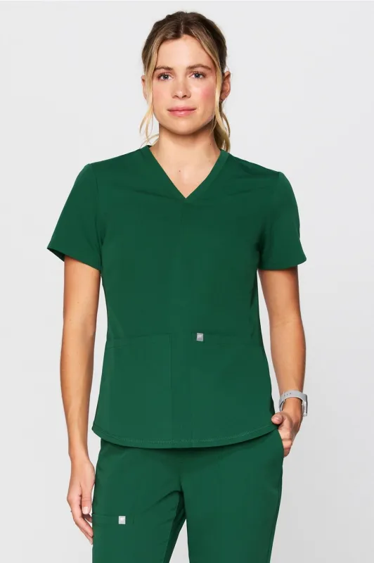 Method Flex 2-Pocket Scrub Top sold by Fabletics