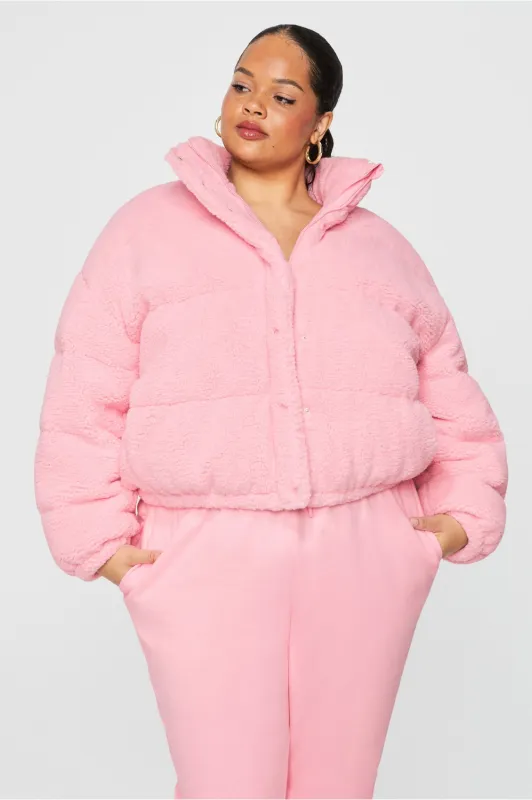 Teddy Puffer Jacket sold by Fabletics