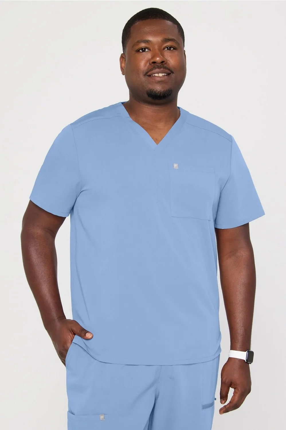 Helix 1-Pocket Scrub Top sold by Fabletics