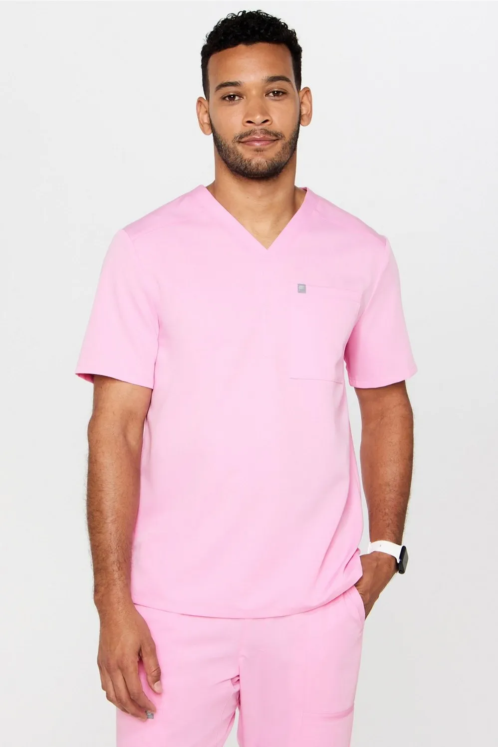 Helix 1-Pocket Scrub Top sold by Fabletics