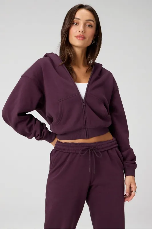 Cozy Fleece Full Zip Hoodie sold by Fabletics