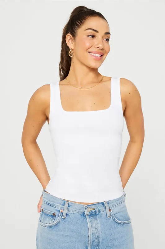Daily Rib Square Neck Tank sold by Fabletics