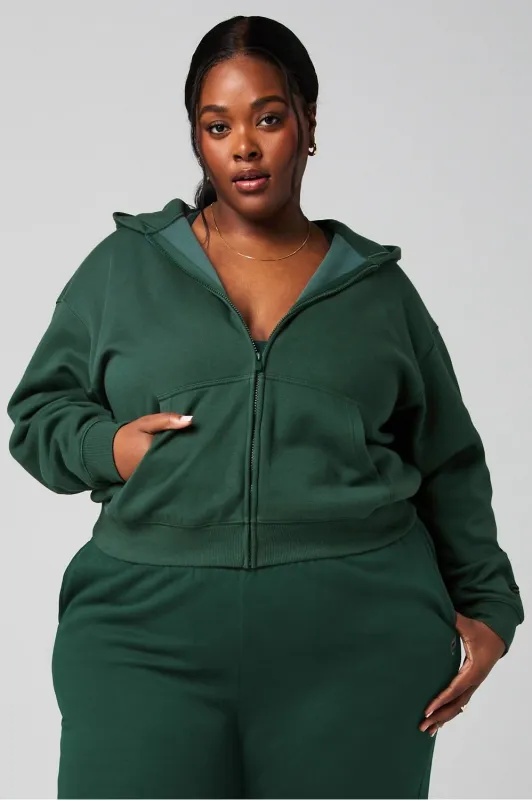 Cozy Fleece Full Zip Hoodie sold by Fabletics