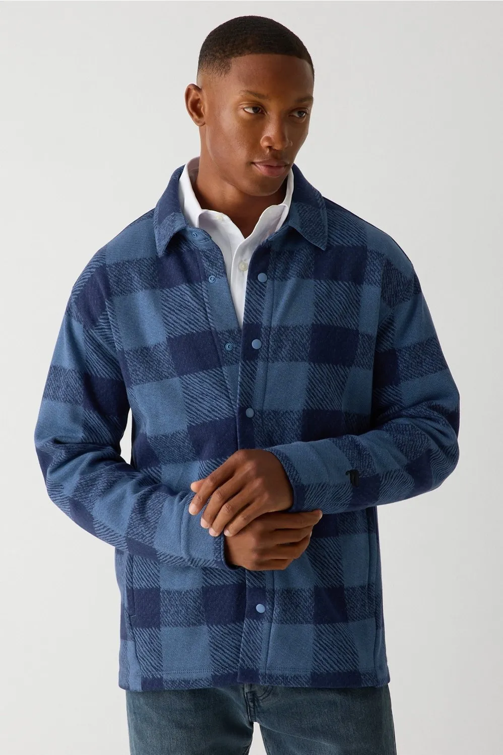 The Go-To Shirt Jacket sold by Fabletics