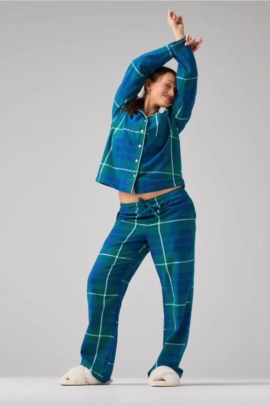 Dream Flannel Sleep Pant sold by Fabletics