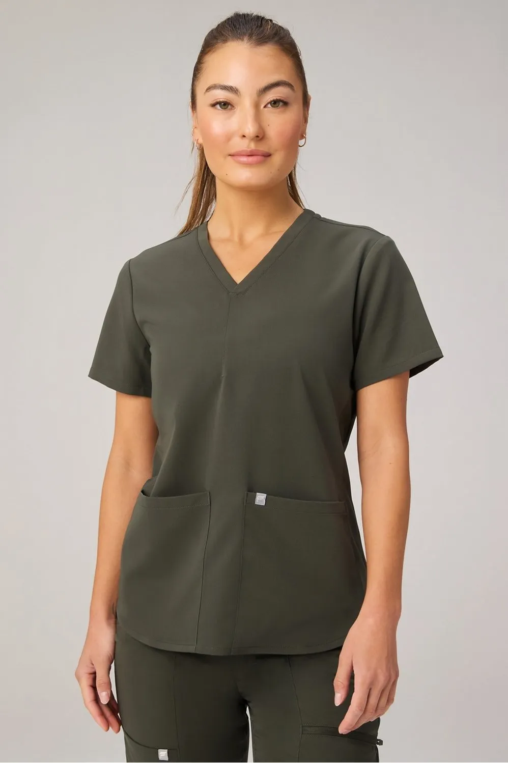 Method 2-Pocket Scrub Top sold by Fabletics