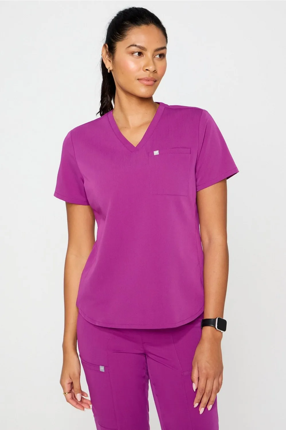 Vital 1-Pocket Scrub Top (Petite Fit) sold by Fabletics