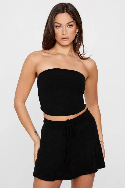 Breezy Knit Ruched Tube Top sold by Fabletics