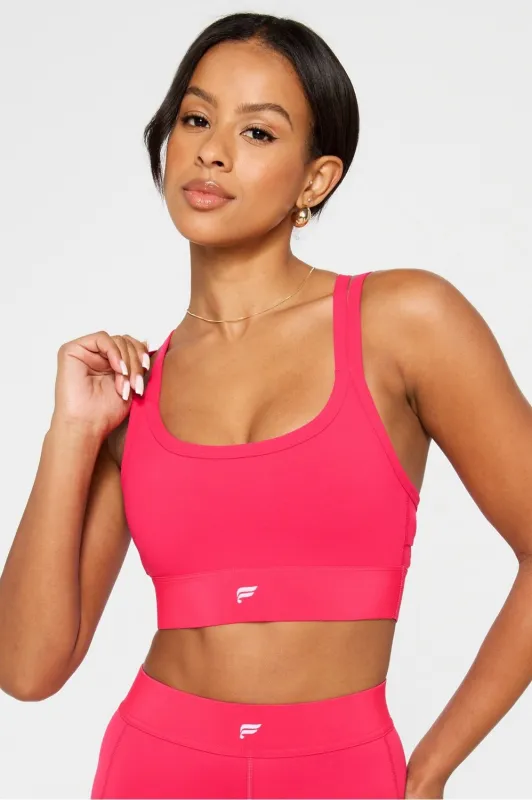 Principal Longline Medium Impact Sports Bra sold by Fabletics