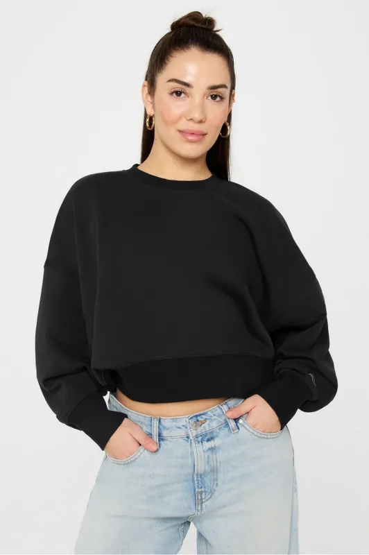 Year Round Terry Crew Neck Sweatshirt sold by Fabletics