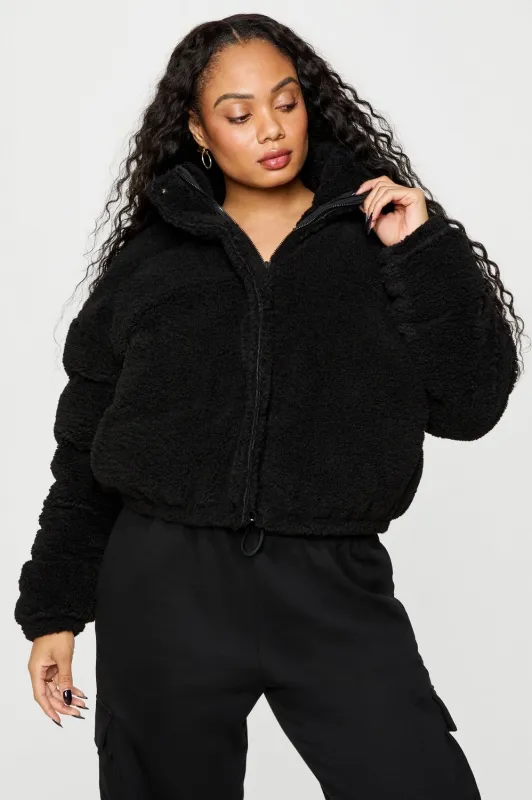 Teddy Puffer Jacket sold by Fabletics