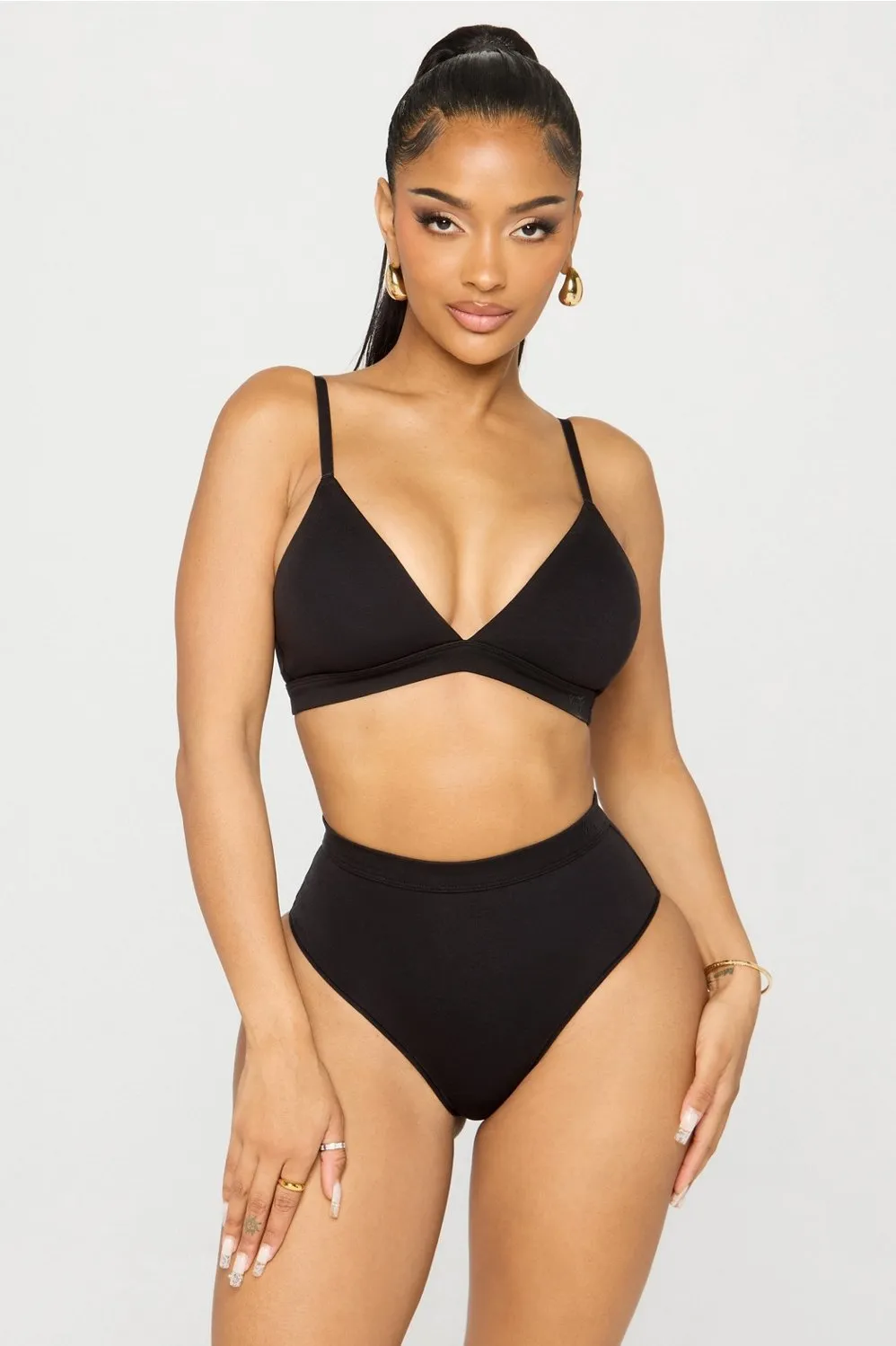 Snug Cotton Triangle Bralette sold by Fabletics