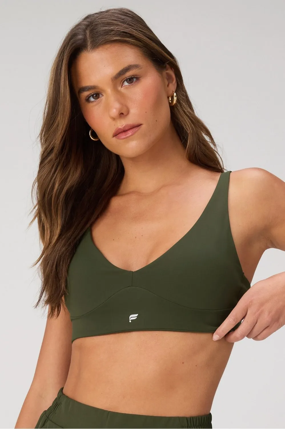 PureLuxe Longline Low Impact Bra sold by Fabletics
